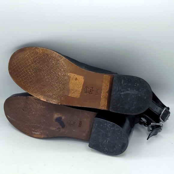 Tory Burch Bloomfield Chain Leather Bootie in Black Size 6.5 M - Picture 15 of 16